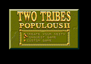 Two Tribes - Populous II Title Screen